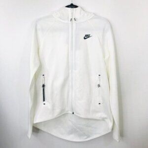 Nike Tech Fleece Windrunner Jacket White Women Size Small (Tall) New